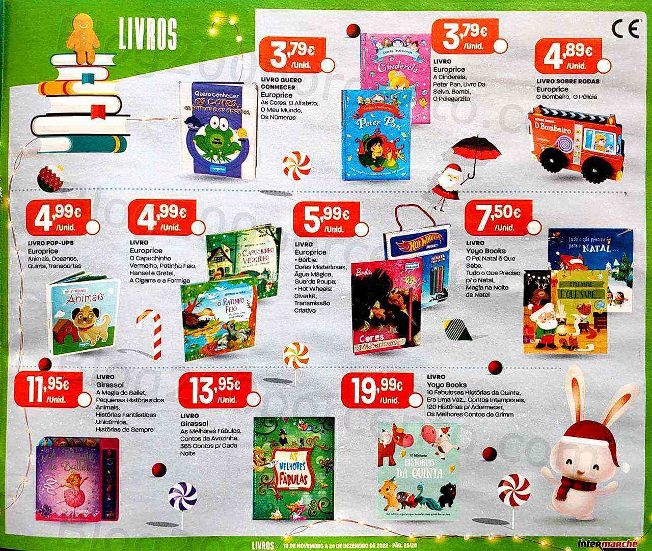 Antevisão Folheto INTERMARCHÉ Brinquedos de Natal Promoções de 10 novembro a 24 dezembro