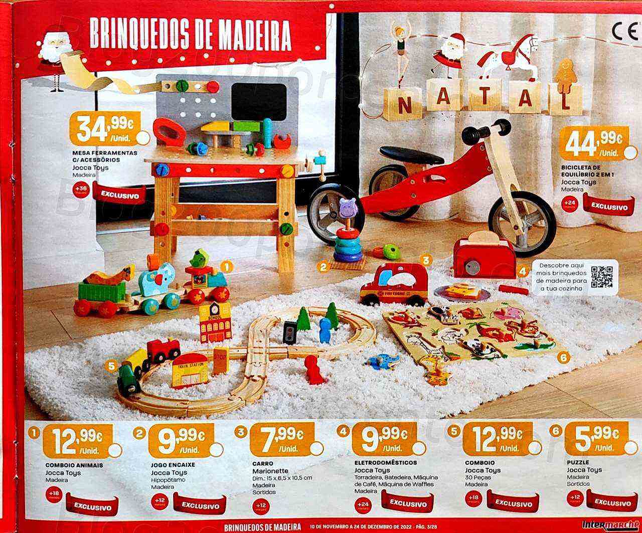 Antevisão Folheto INTERMARCHÉ Brinquedos de Natal Promoções de 10 novembro a 24 dezembro