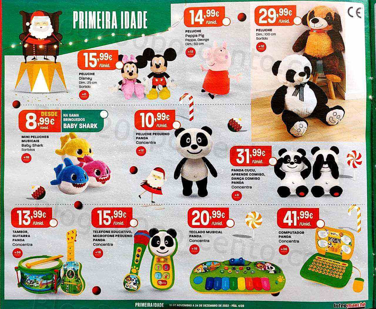 Antevisão Folheto INTERMARCHÉ Brinquedos de Natal Promoções de 10 novembro a 24 dezembro