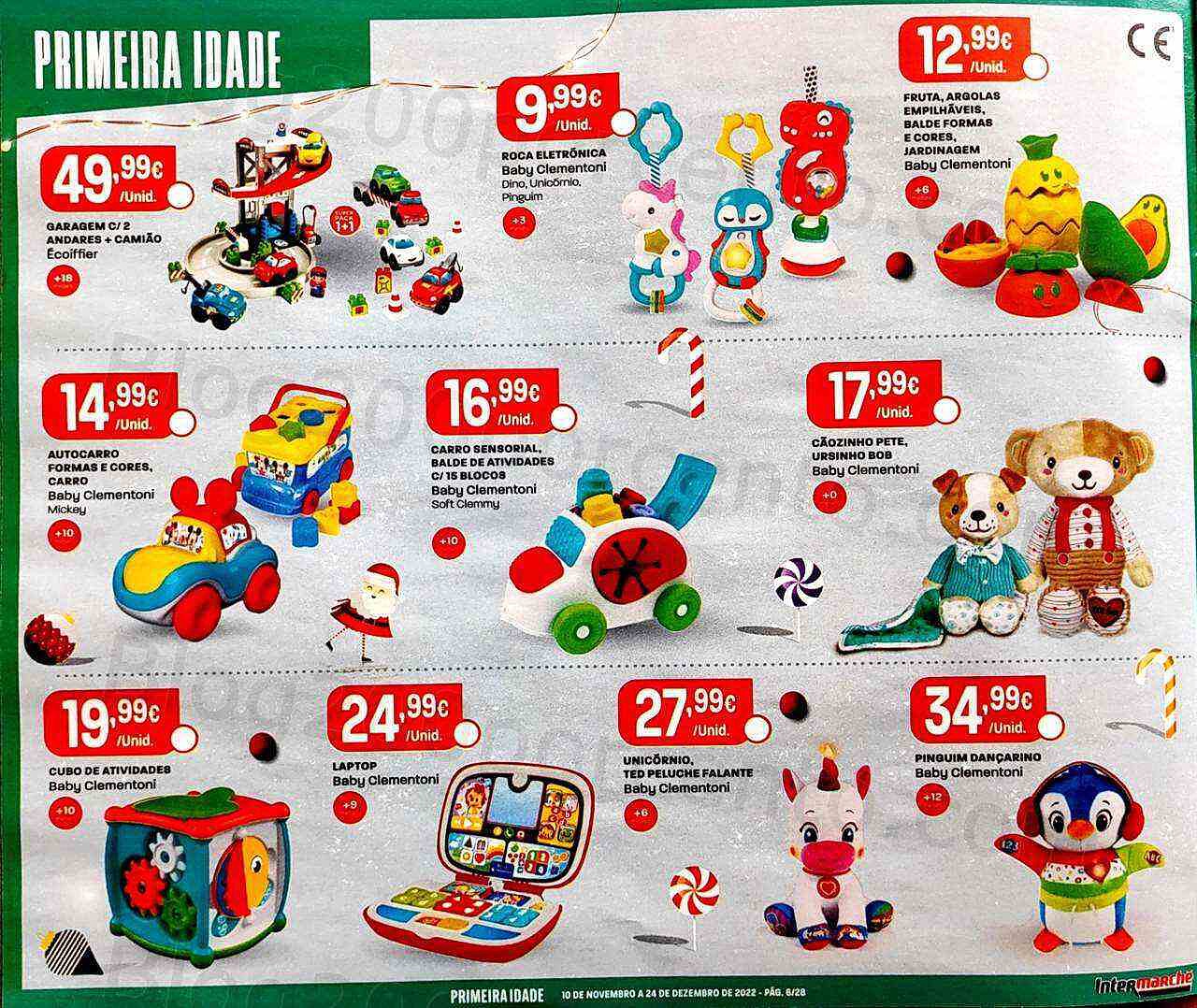 Antevisão Folheto INTERMARCHÉ Brinquedos de Natal Promoções de 10 novembro a 24 dezembro