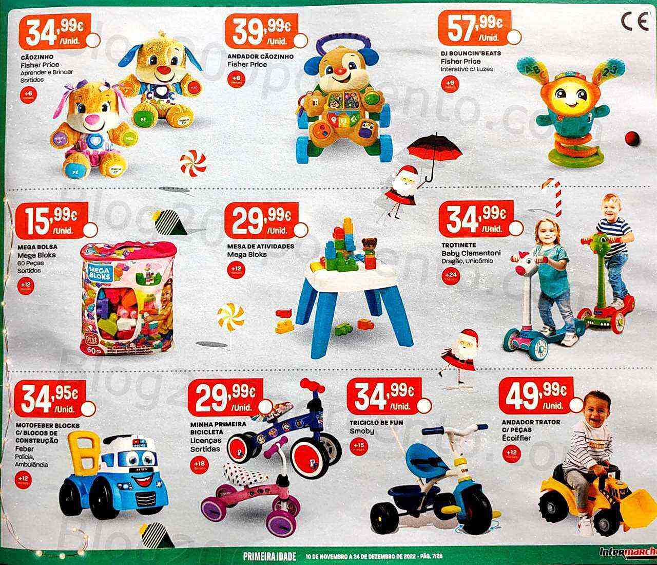 Antevisão Folheto INTERMARCHÉ Brinquedos de Natal Promoções de 10 novembro a 24 dezembro