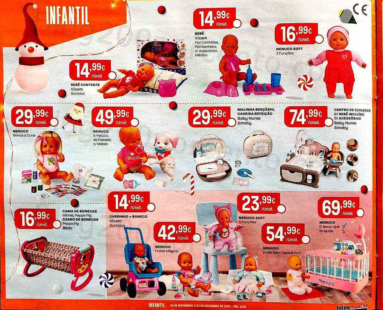 Antevisão Folheto INTERMARCHÉ Brinquedos de Natal Promoções de 10 novembro a 24 dezembro