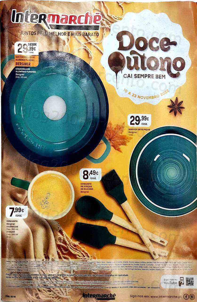 Antevisão Folheto INTERMARCHÉ Doce Outono Promoções de 10 a 23 novembro