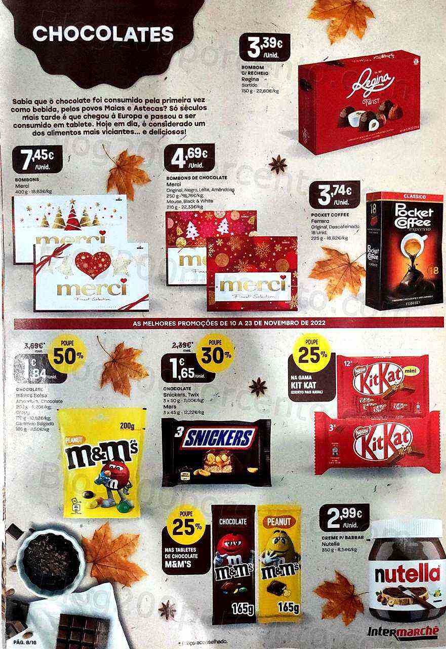 Antevisão Folheto INTERMARCHÉ Doce Outono Promoções de 10 a 23 novembro