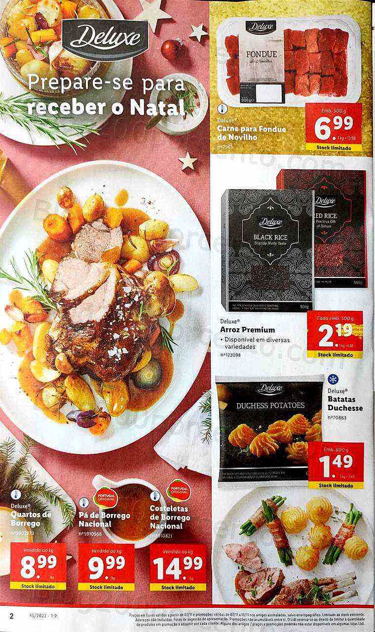 Antevisão Folheto LIDL Natal Promoções de 7 a 13 novembro