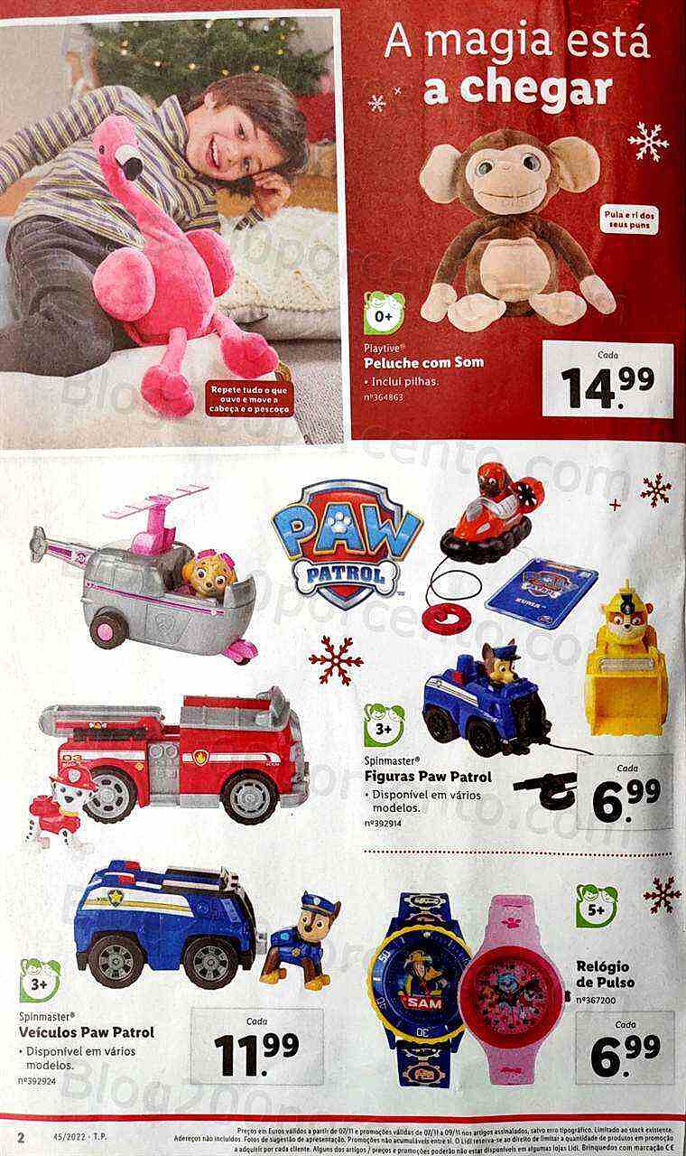 Antevisão Folheto LIDL Natal Promoções de 7 a 13 novembro