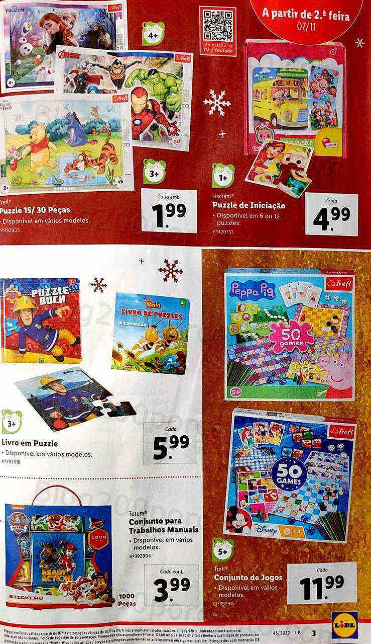 Antevisão Folheto LIDL Natal Promoções de 7 a 13 novembro
