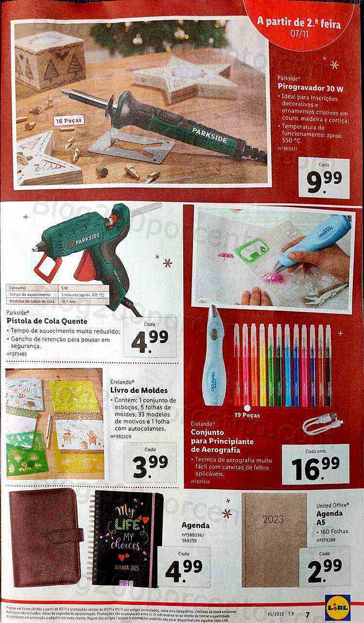 Antevisão Folheto LIDL Natal Promoções de 7 a 13 novembro