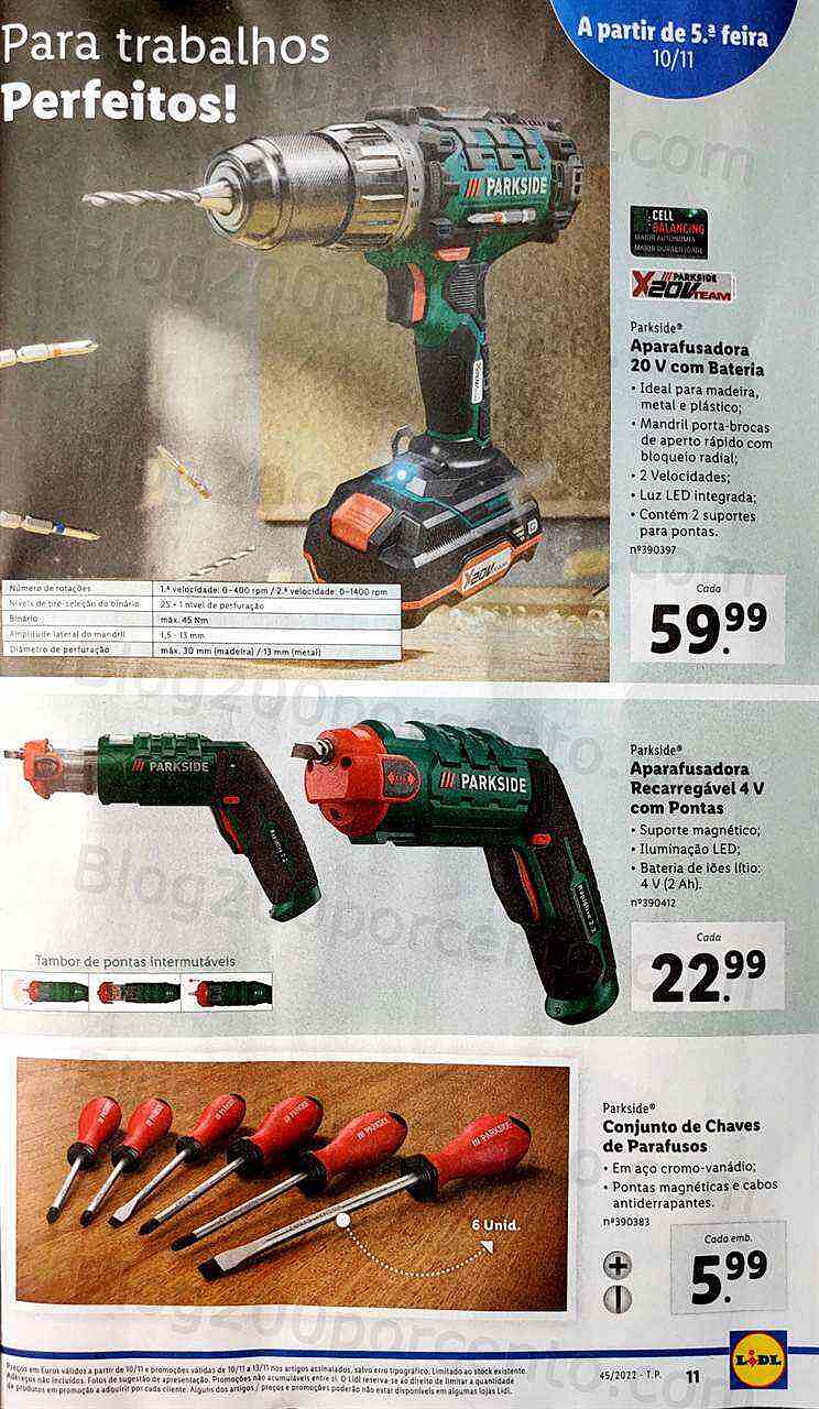 Antevisão Folheto LIDL Promoções de 7 a 13 novembro