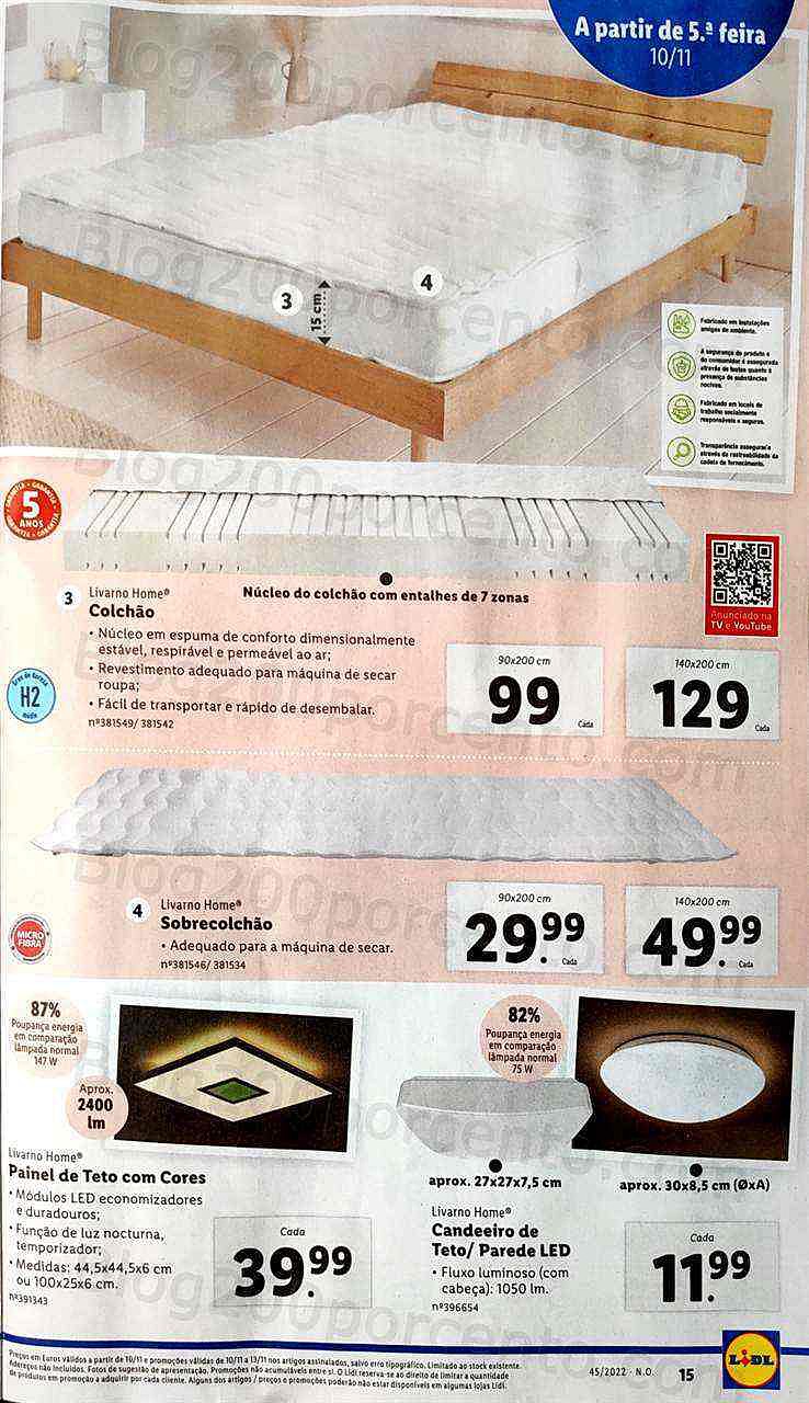 Antevisão Folheto LIDL Promoções de 7 a 13 novembro