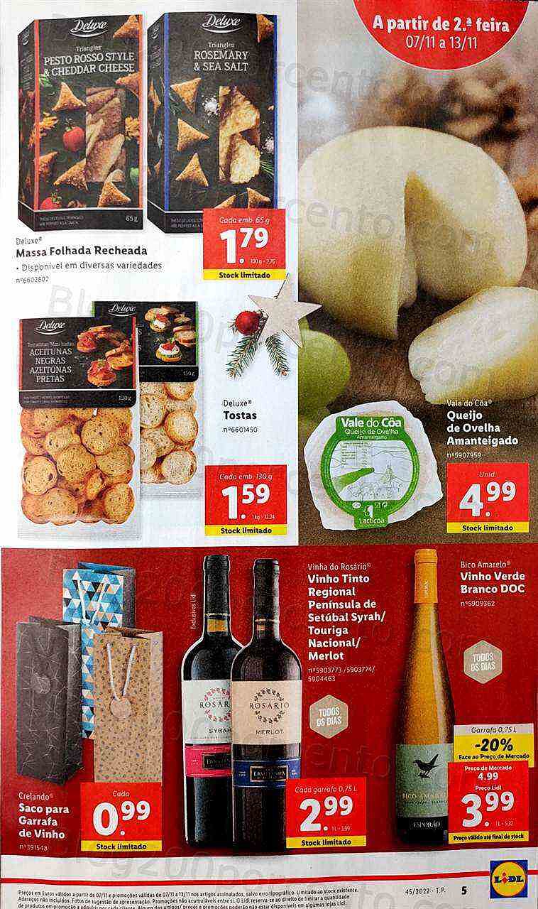 Antevisão Folheto LIDL Natal Promoções de 7 a 13 novembro