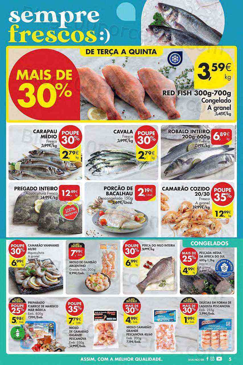 Antevisão Folheto PINGO DOCE Lojas Norte Promoções de 15 a 21 novembro