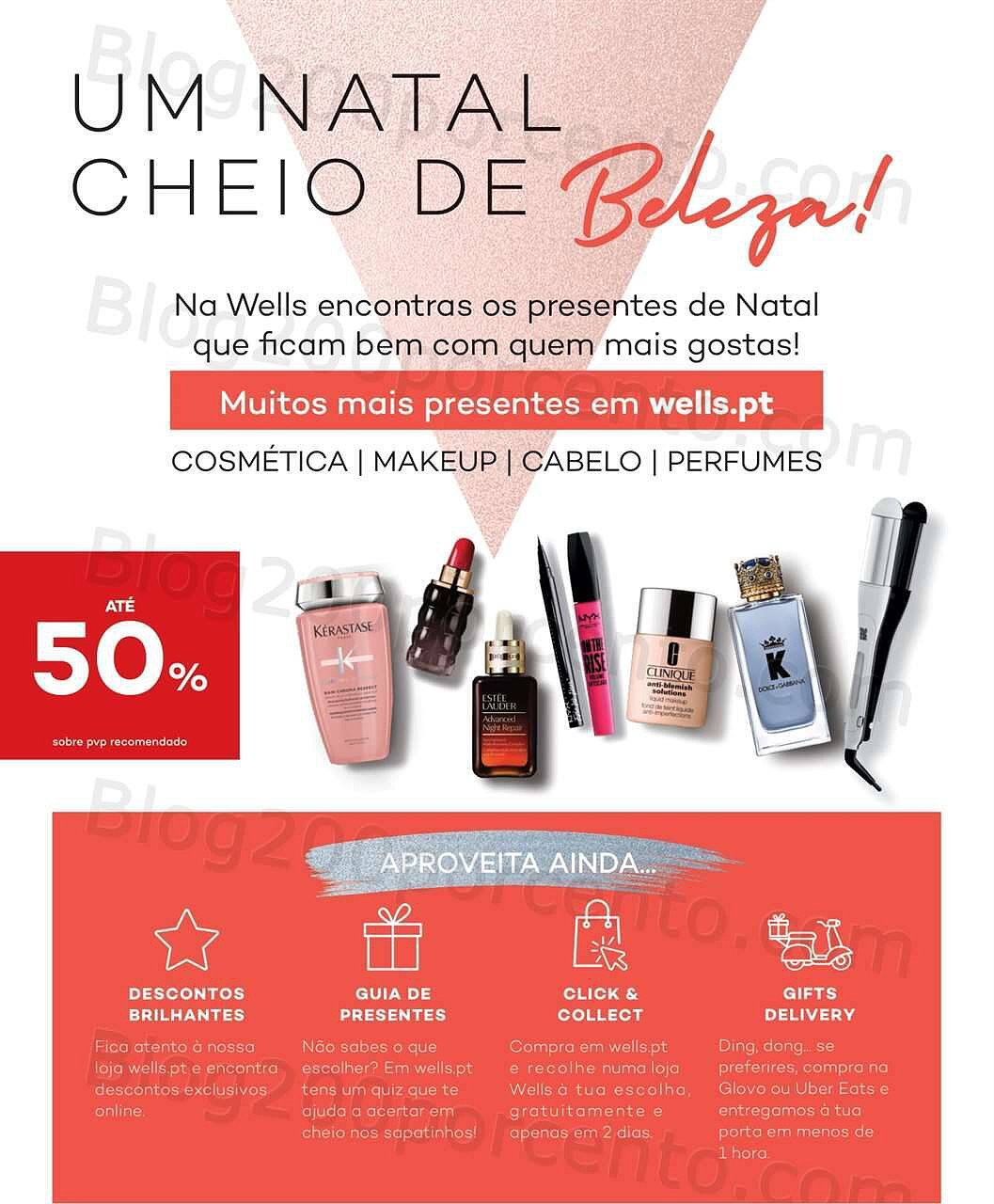 Antevisão Folheto WELLS Natal Promoções até 31 dezembro