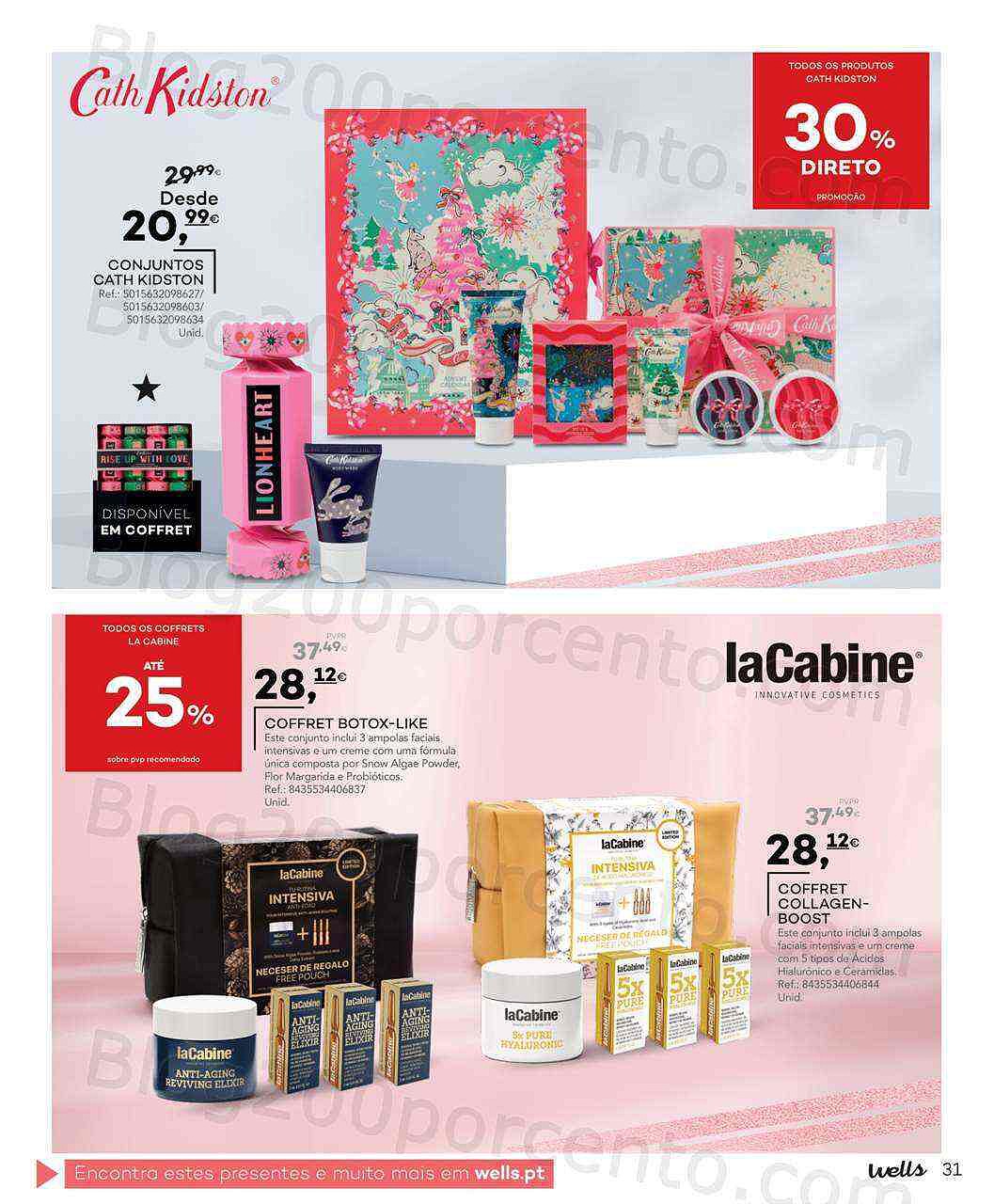 Antevisão Folheto WELLS Natal Promoções até 31 dezembro