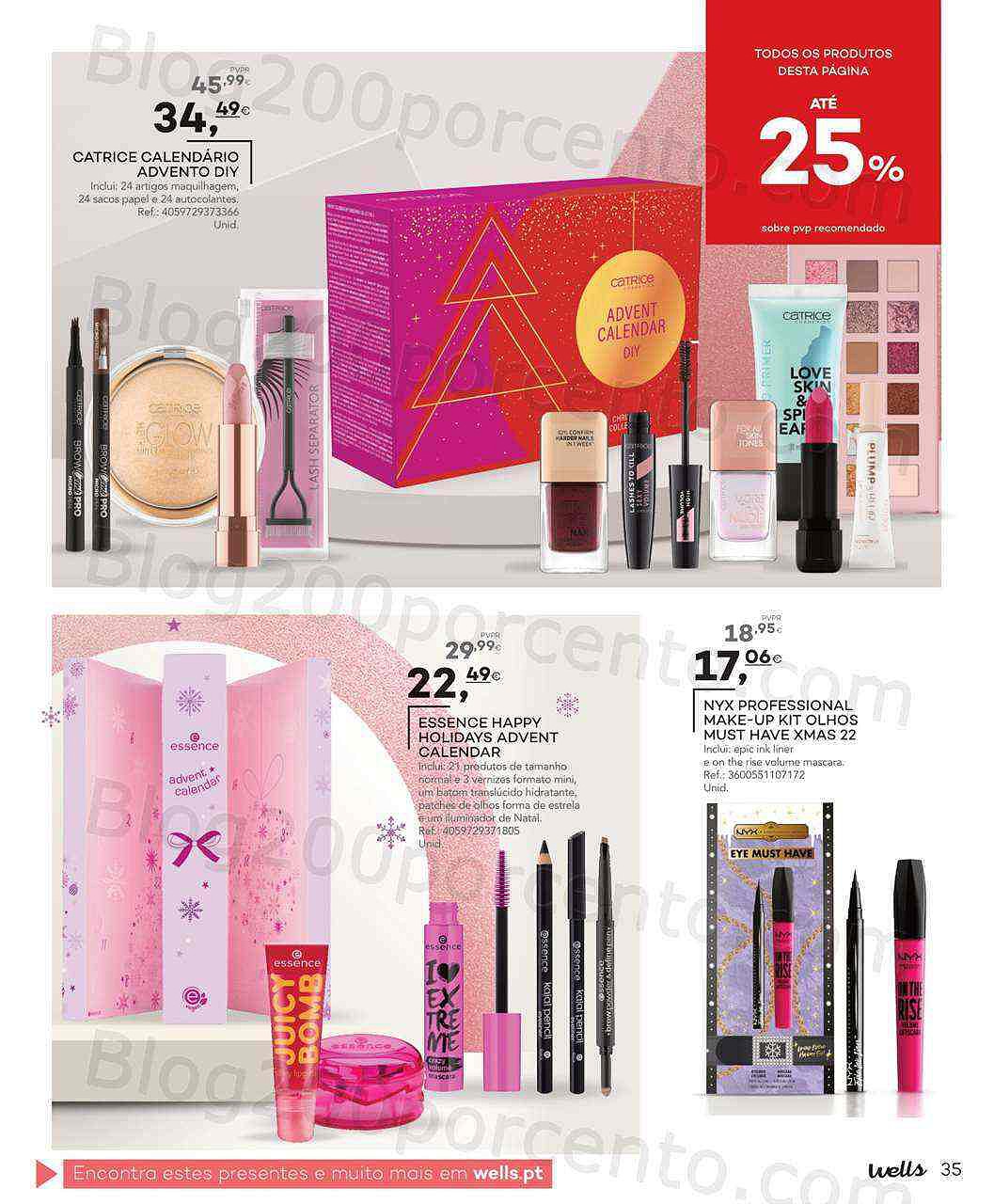 Antevisão Folheto WELLS Natal Promoções até 31 dezembro
