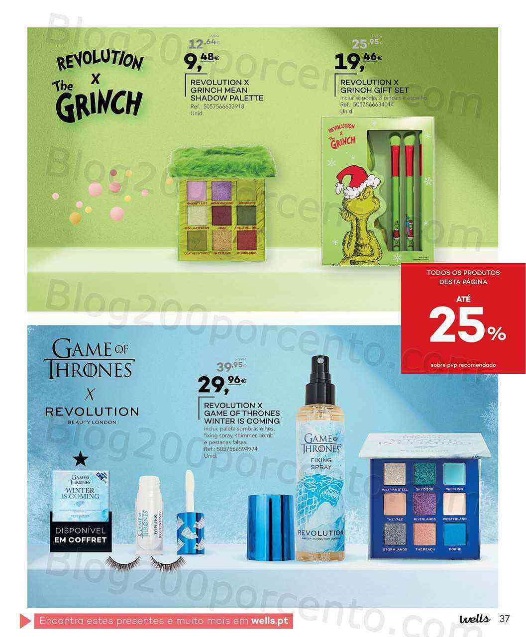 Antevisão Folheto WELLS Natal Promoções até 31 dezembro
