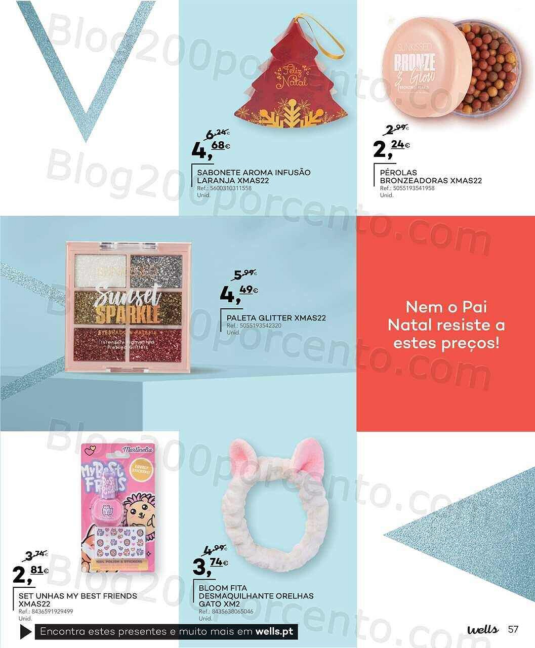 Antevisão Folheto WELLS Natal Promoções até 31 dezembro