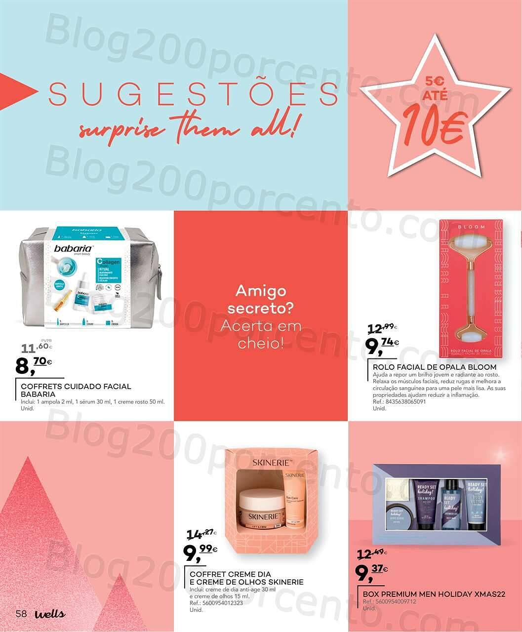 Antevisão Folheto WELLS Natal Promoções até 31 dezembro