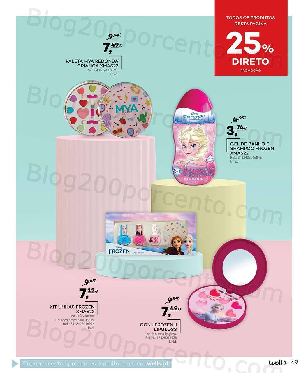 Antevisão Folheto WELLS Natal Promoções até 31 dezembro