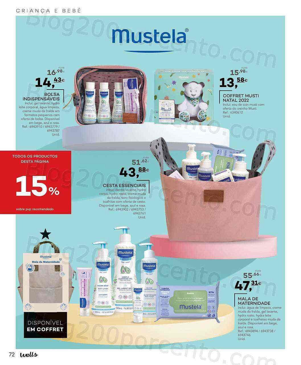 Antevisão Folheto WELLS Natal Promoções até 31 dezembro