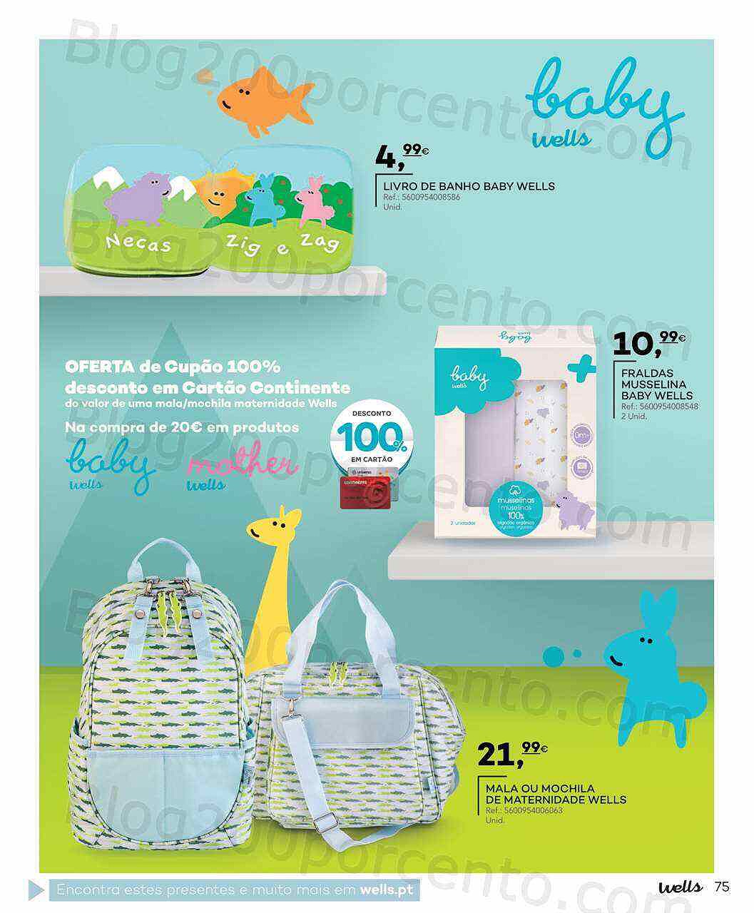 Antevisão Folheto WELLS Natal Promoções até 31 dezembro