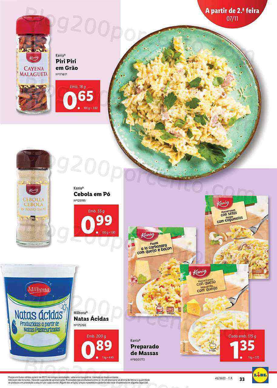 Antevisão Folheto LIDL Novidades Promoções a partir de 7 novembro