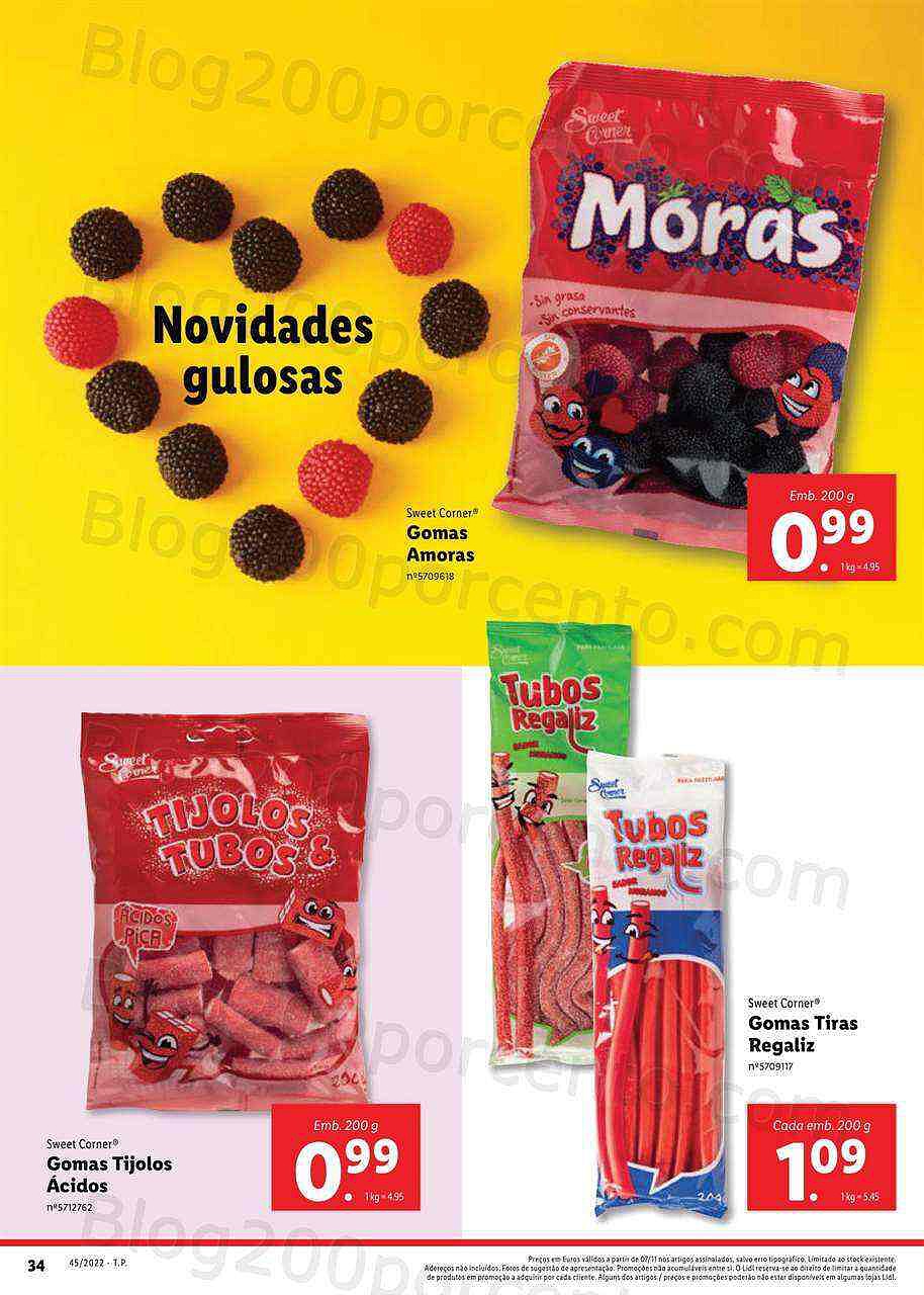 Antevisão Folheto LIDL Novidades Promoções a partir de 7 novembro