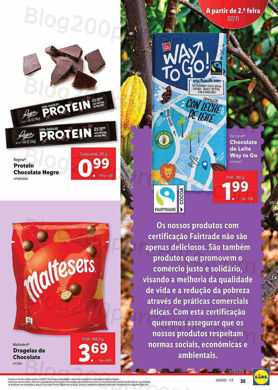 Antevisão Folheto LIDL Novidades Promoções a partir de 7 novembro