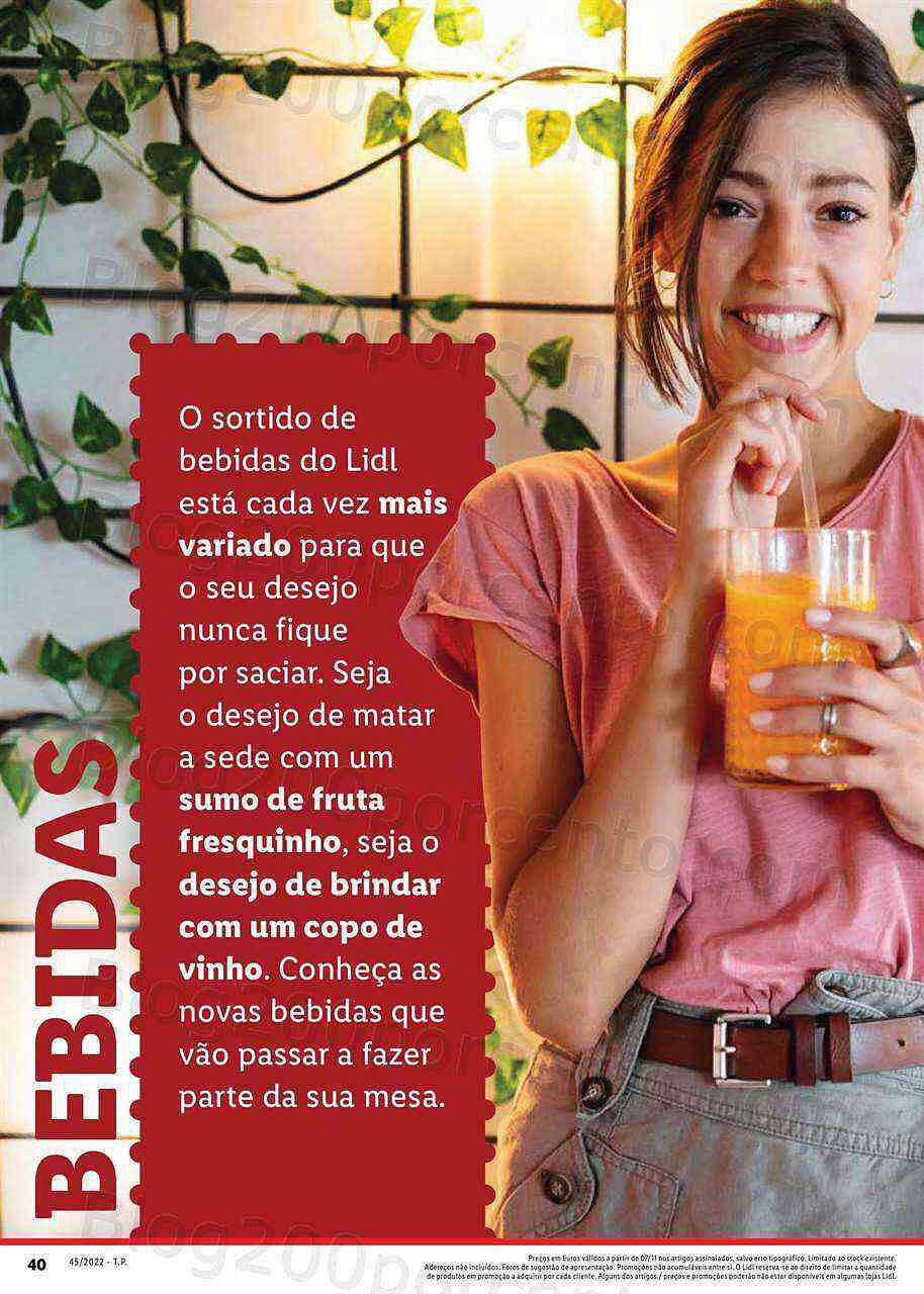 Antevisão Folheto LIDL Novidades Promoções a partir de 7 novembro