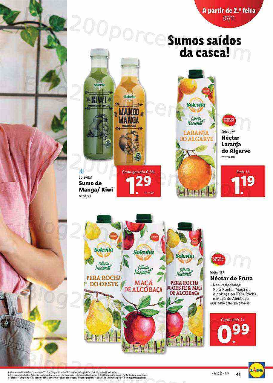 Antevisão Folheto LIDL Novidades Promoções a partir de 7 novembro