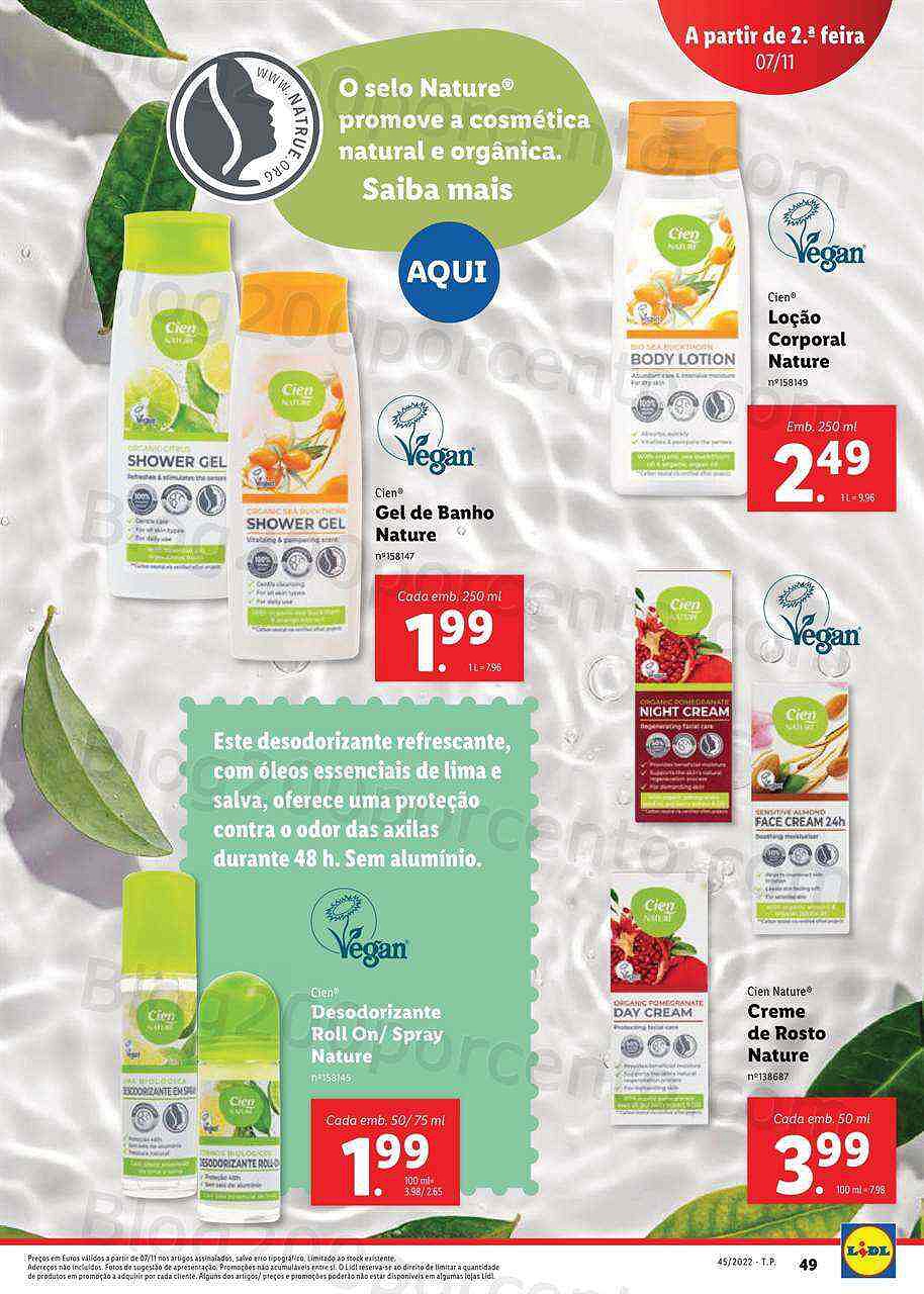Antevisão Folheto LIDL Novidades Promoções a partir de 7 novembro