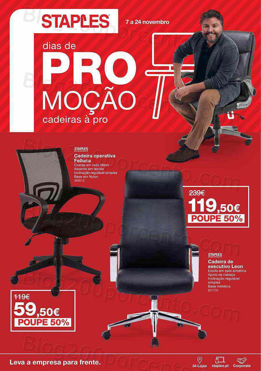Antevisão Folheto STAPLES Promoções de 7 a 24 novembro