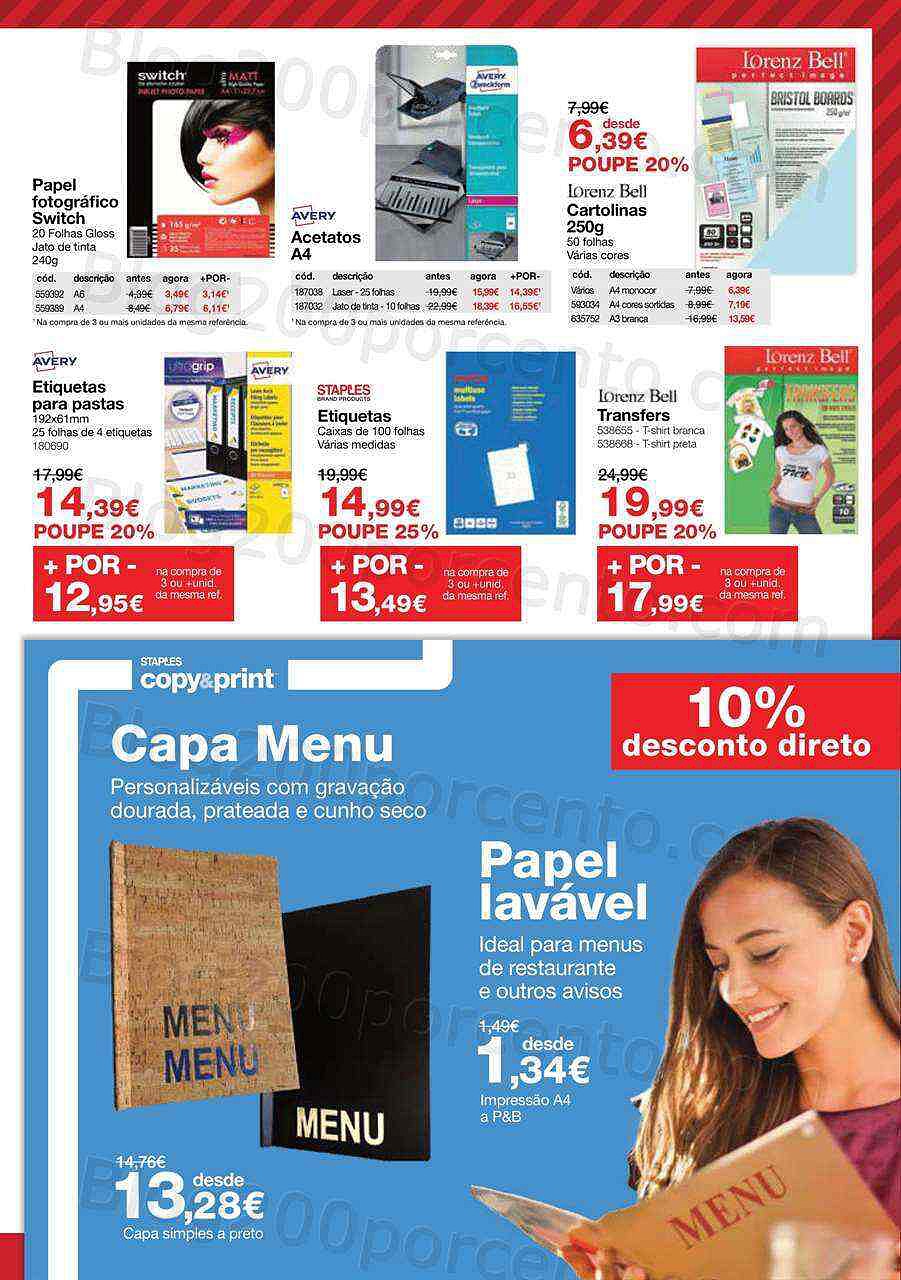 Antevisão Folheto STAPLES Promoções de 7 a 24 novembro