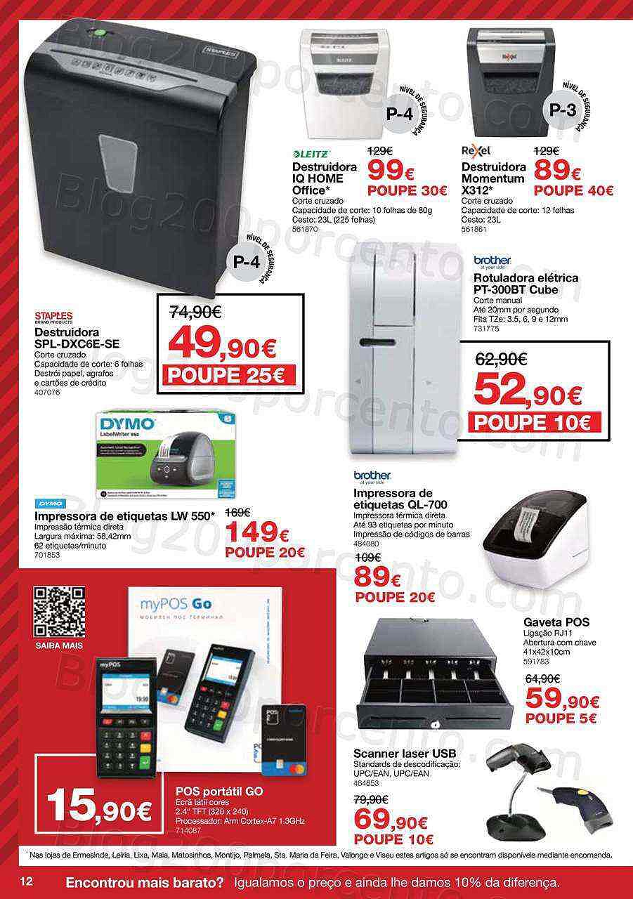 Antevisão Folheto STAPLES Promoções de 7 a 24 novembro