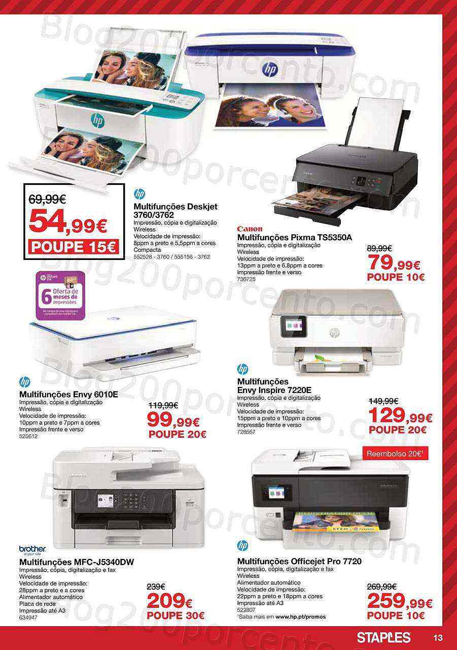Antevisão Folheto STAPLES Promoções de 7 a 24 novembro