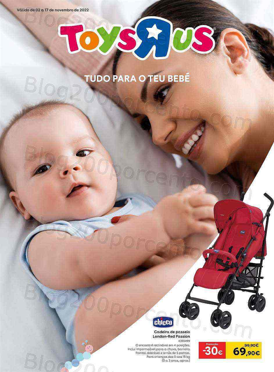 Antevisão Folheto TOYSRUS Bebé Promoções de 2 a 17 novembro