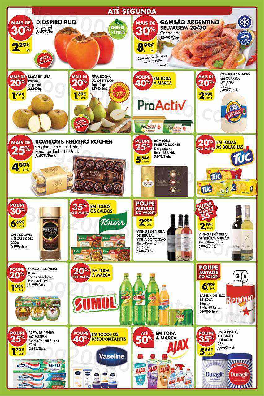 Antevisão Folheto PINGO DOCE Madeira Fim de Semana - 4 a 7 novembro