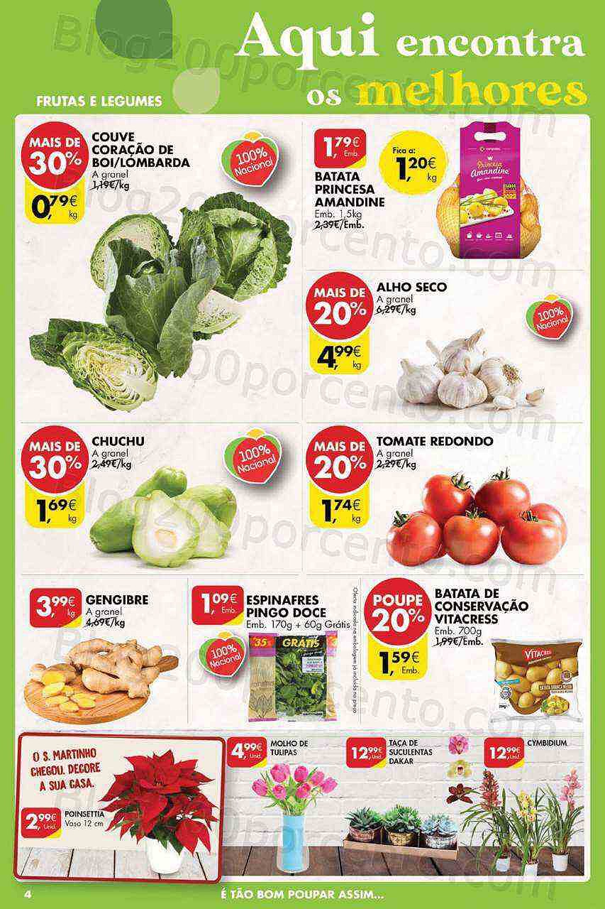 Antevisão Folheto PINGO DOCE Lojas Grandes Promoções de 8 a 14 novembro