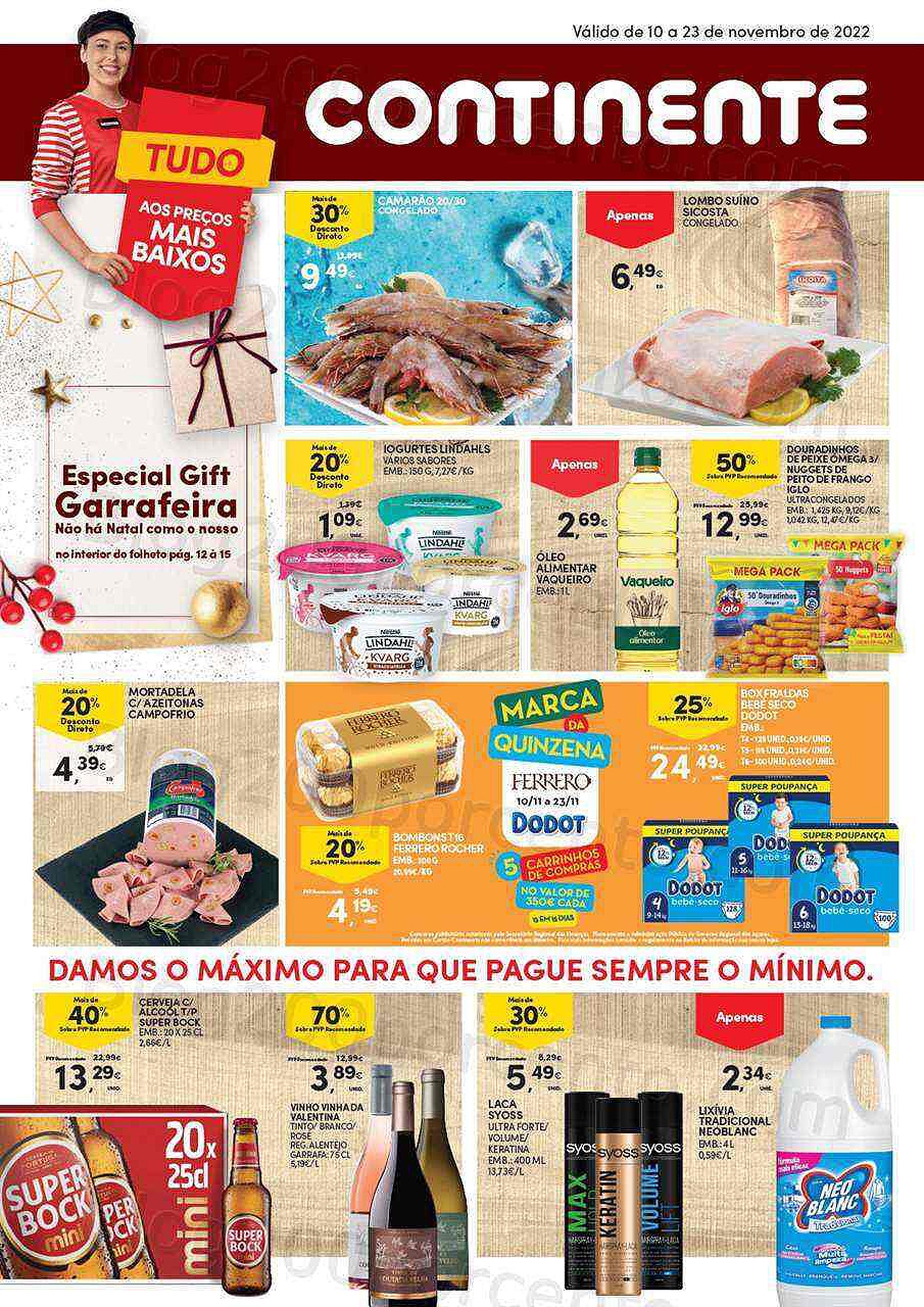 Antevisão Folheto CONTINENTE Açores Promoções de 10 a 23 novembro