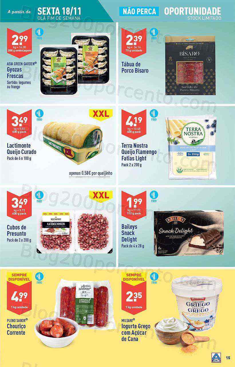 Antevisão Folheto ALDI Promoções de 16 a 22 novembro