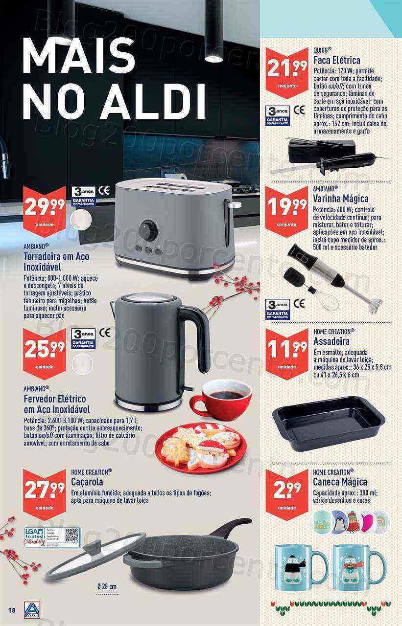 Antevisão Folheto ALDI Promoções de 16 a 22 novembro
