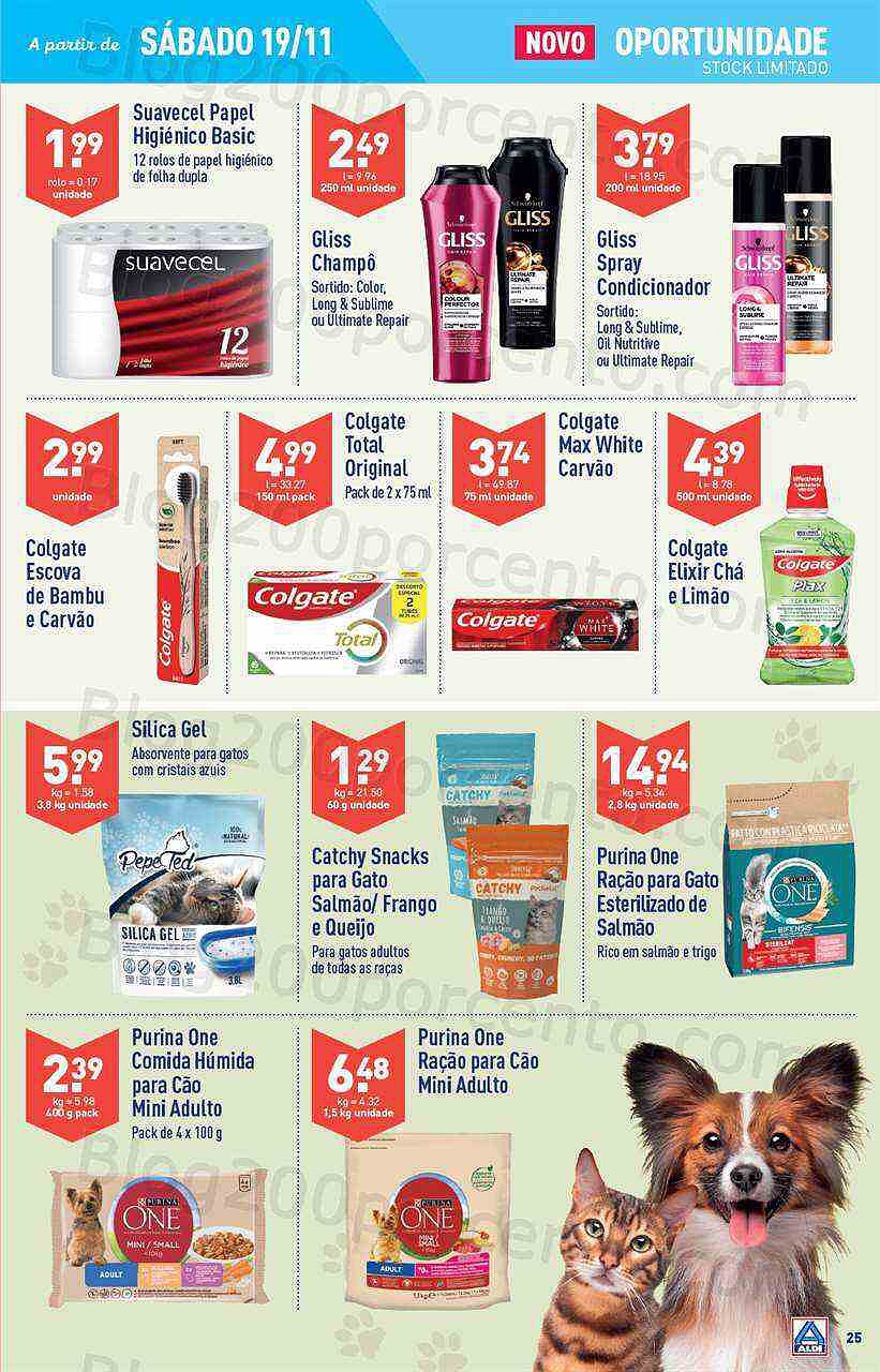 Antevisão Folheto ALDI Promoções de 16 a 22 novembro
