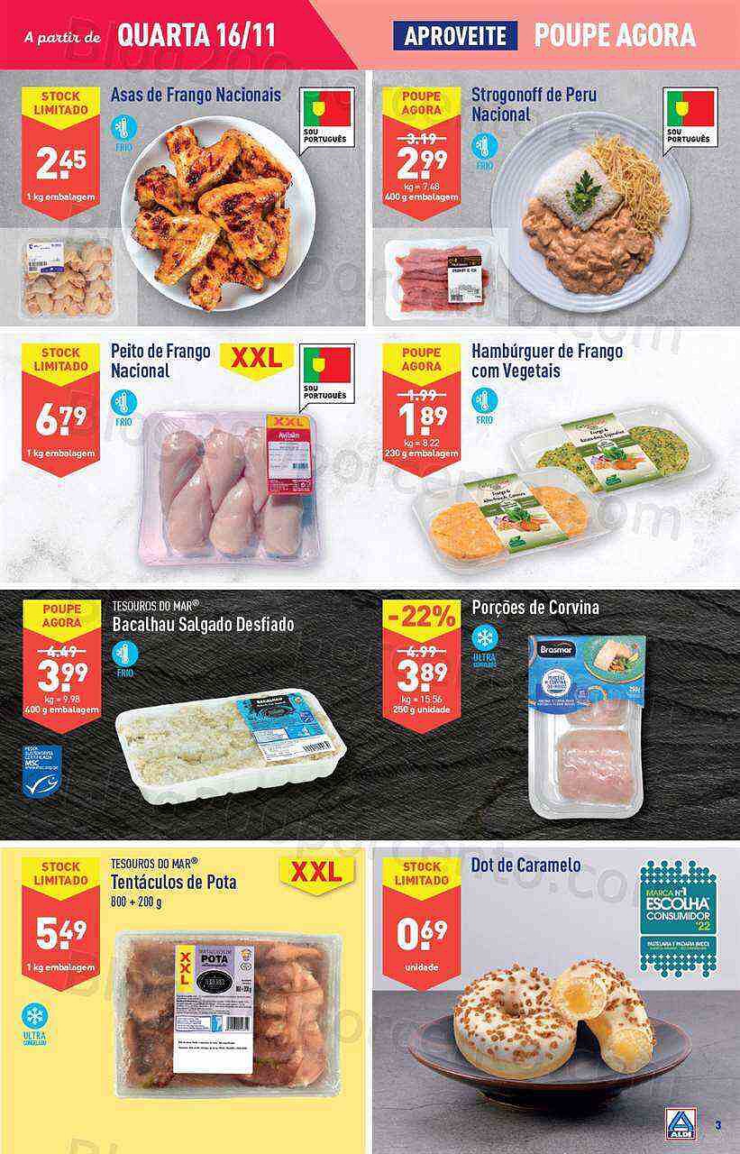Antevisão Folheto ALDI Promoções de 16 a 22 novembro