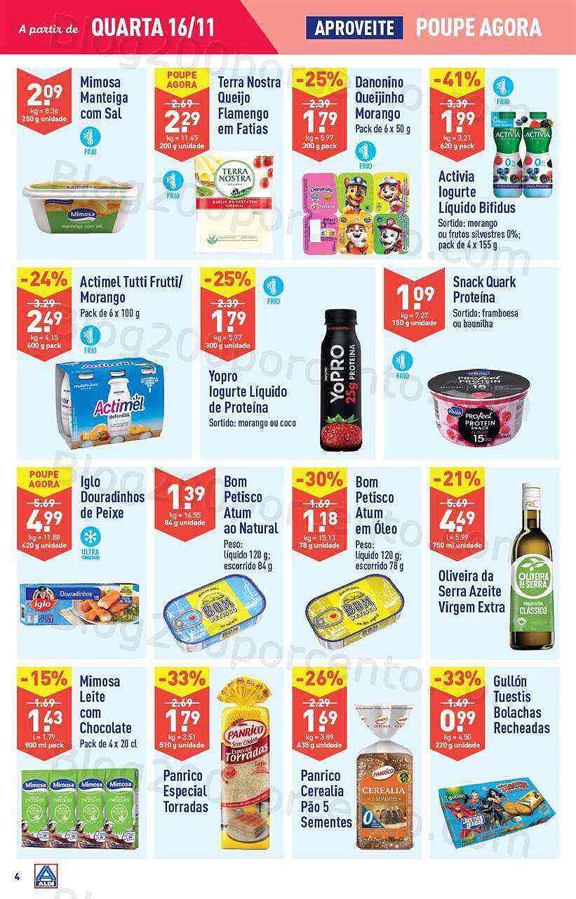Antevisão Folheto ALDI Promoções de 16 a 22 novembro