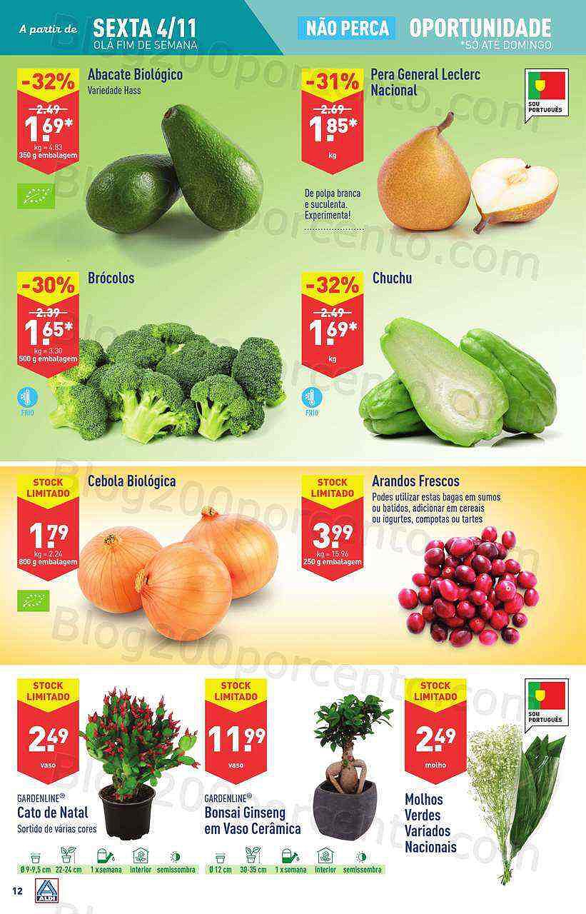 Antevisão Folheto ALDI Fim de Semana Promoções a partir de 4 novembro