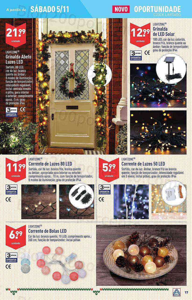 Antevisão Folheto ALDI Fim de Semana Promoções a partir de 4 novembro