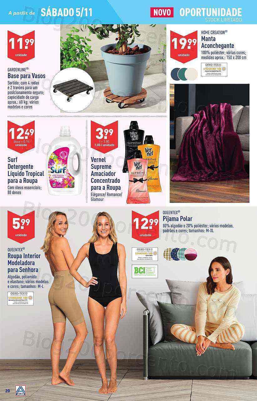 Antevisão Folheto ALDI Fim de Semana Promoções a partir de 4 novembro