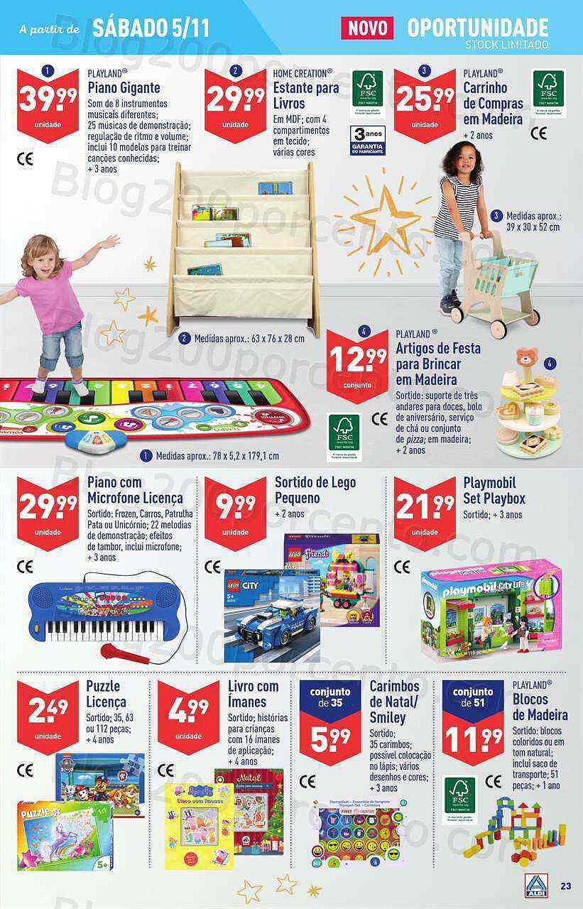 Antevisão Folheto ALDI Fim de Semana Promoções a partir de 4 novembro