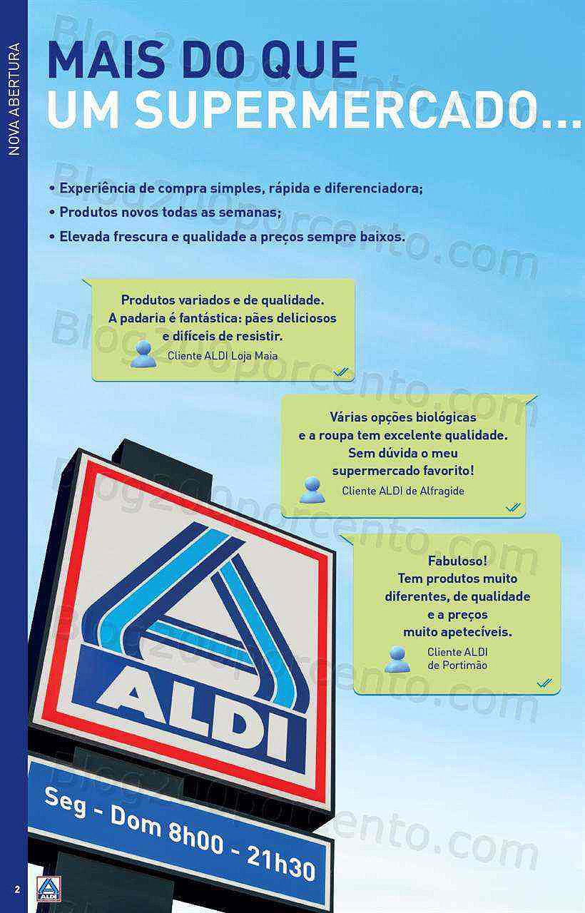 Antevisão Folheto ALDI Saldos + Abertura Promoções de 16 novembro a 13 dezembro