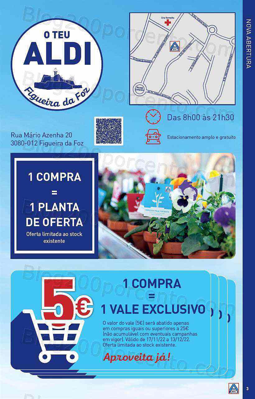 Antevisão Folheto ALDI Saldos + Abertura Promoções de 16 novembro a 13 dezembro